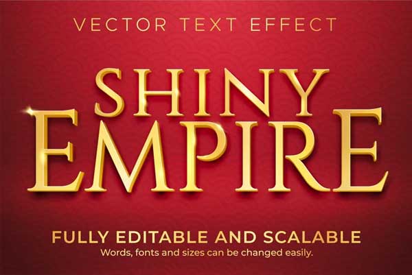 Golden Shiny Photoshop Text Effect