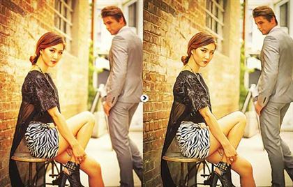 Golden Touch Oil Paint Photoshop Action