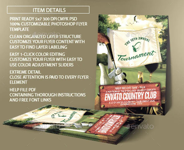 Golf Tournament Event Flyer