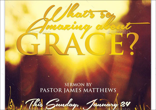 Grace Baptism Church Flyer