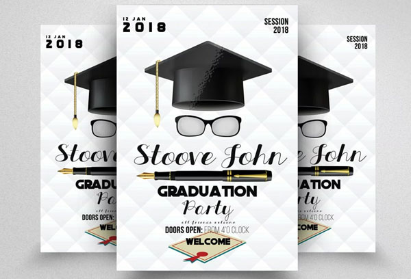 Graduation Edit Flyer Template