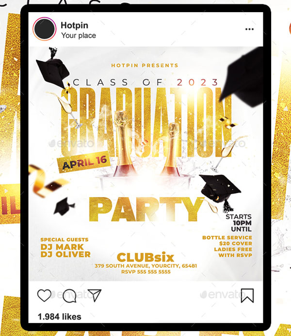 Graduation Flyer Template