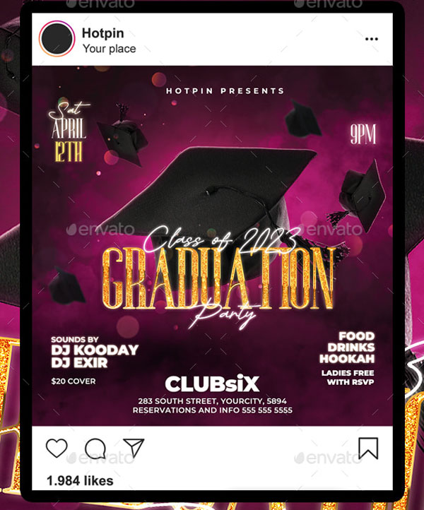 Graduation Flyer Templates