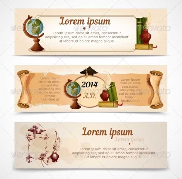 Graduation Party Banners Set