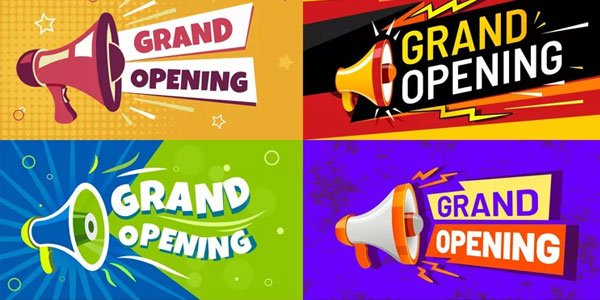 Grand Opening Banners Design