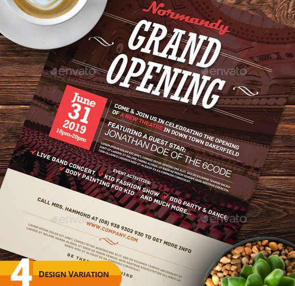 Grand Opening Event Flyer
