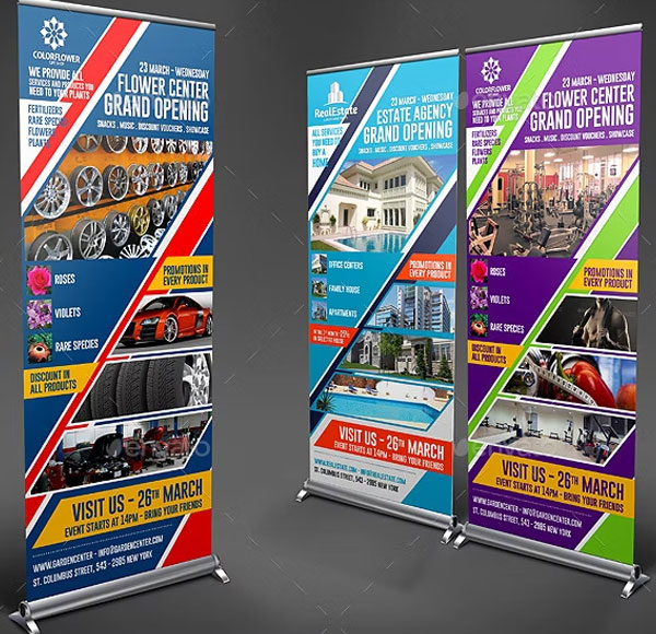 Grand Opening Event Rollup Banners