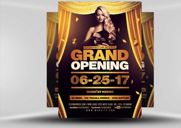Grand Opening Flyer Template