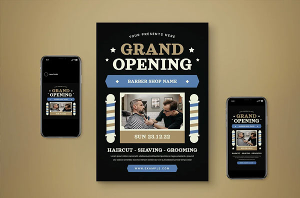 Grand Opening Instagram Banners – Free & Premium PSD, Ai, Word, Doc, PNG, PDF, Vector, EPS, Publisher, InDesign Formats Download