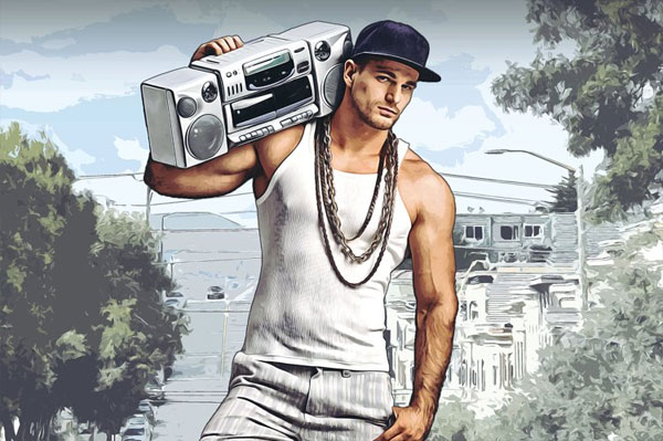 Grand Theft Photoshop Actions