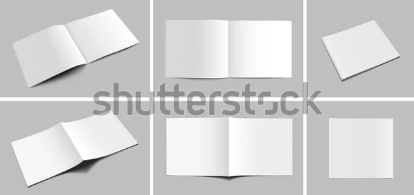 Gray Blank Book Templates