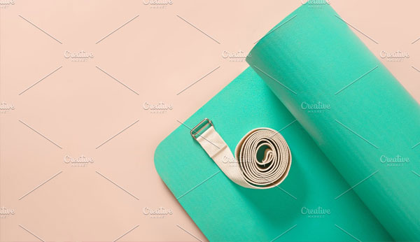 Green Yoga Mat