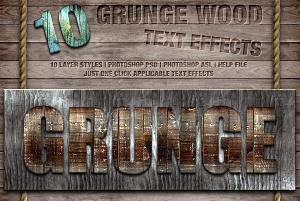 Grunge Wood Styles Download