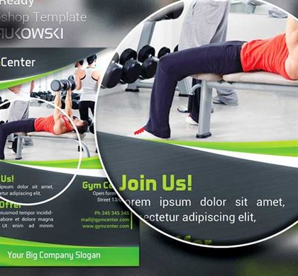 Gym Center Flyer Templates