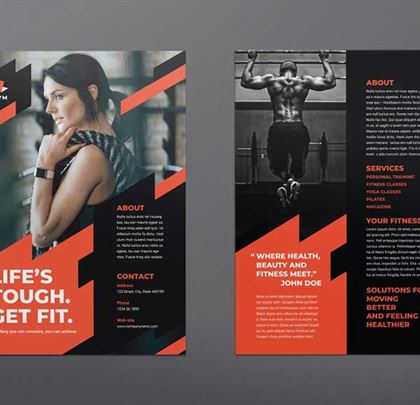 Gym Training Flyer Templates