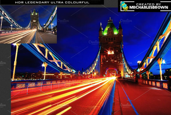 HDR Legendary Ultra Colourful Photoshop Actions
