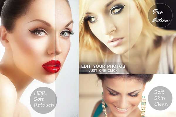 HDR Soft Retouch Paint Photo Action