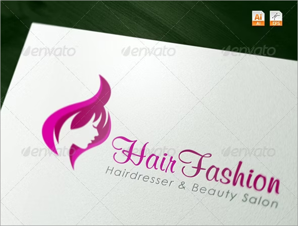Hair Fashion Spa & Salon Logo