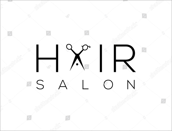 Hair Salon Logo Vector Template