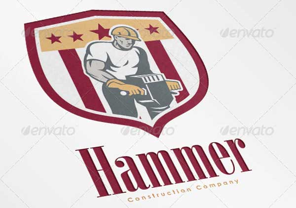 Hammer Construction Company Logo