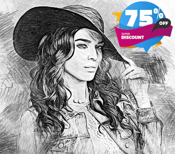 Hand Drawing Paint Sketch Photoshop Action