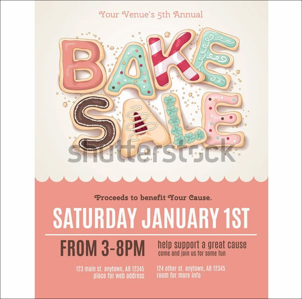 Hand Drawn Bake Sale Flyer