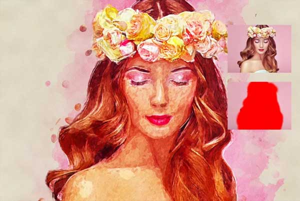 Hand Painting Photoshop Action Templates