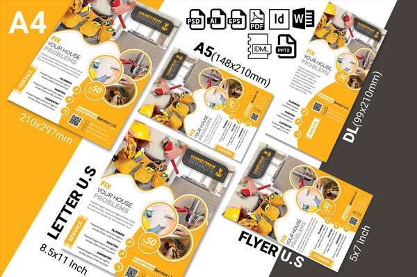 Handyman & Plumber Service Flyer