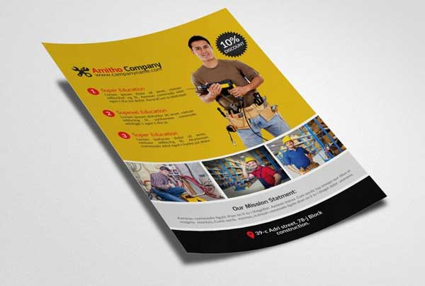 Handyman & Plumber Services Flyer