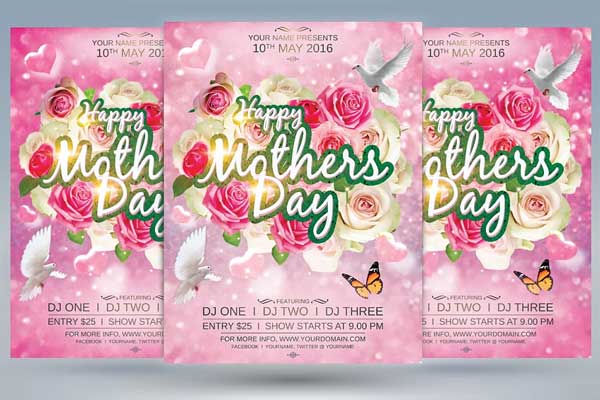 Happy Mothers Day Flyer