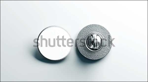 Hard Enamel Pin Mockup