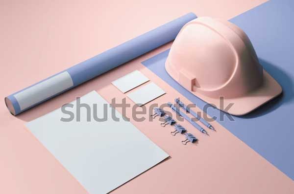 Hard Hat Mockup Template