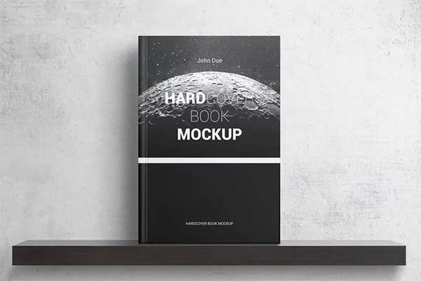 Hardcover Book PSD Mockups