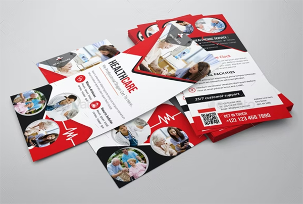 Health Care Flyer Design Template