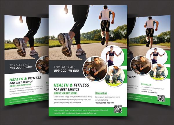 Health and Fitness Flyer Template