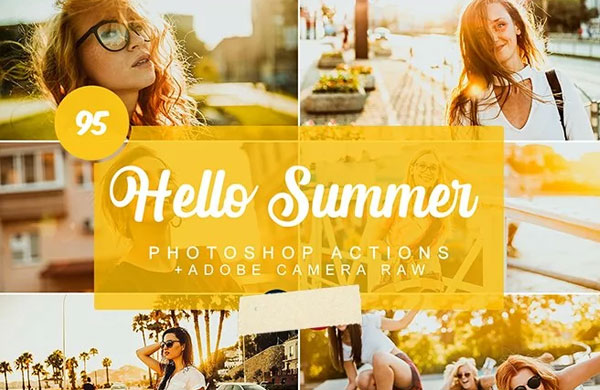 Hello Summer Photoshop Actions
