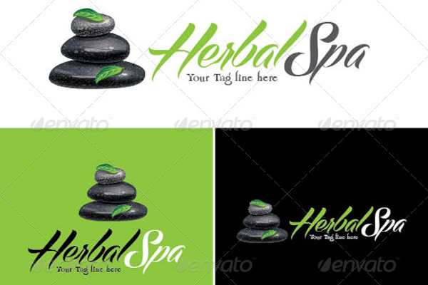 Herbal Spa Logo Template