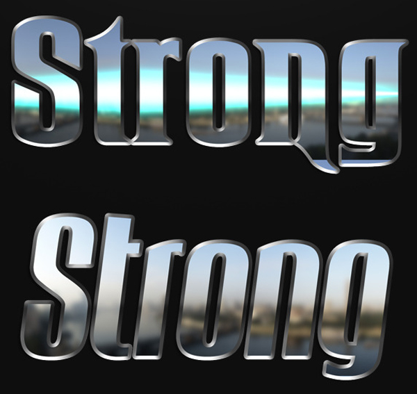 High Dynamic Metal Photoshop Layer Styles