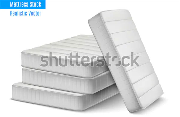 High Quality Sleeping Mattresses Mockup