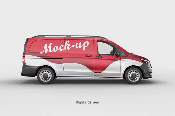 High-Quality Van Mockup Online