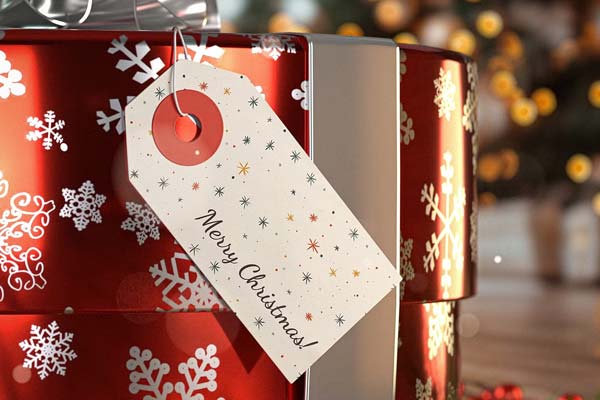 High Quality Vintage Christmas Labels