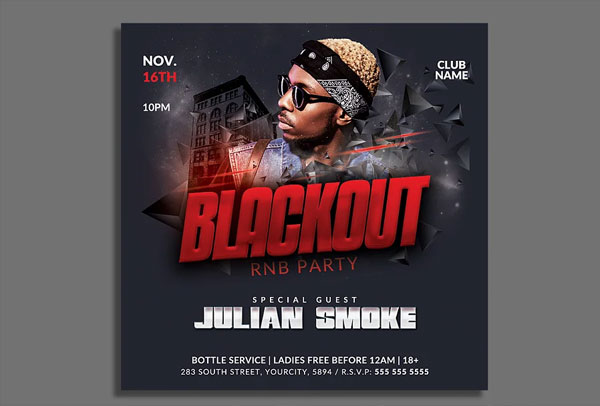 Hip Hop Dj Instagram Template