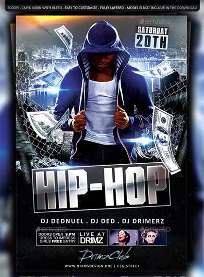 Hip Hop Flyer Design