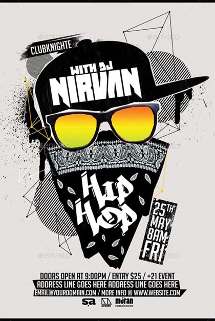 Hip Hop Sexy Flyer Template