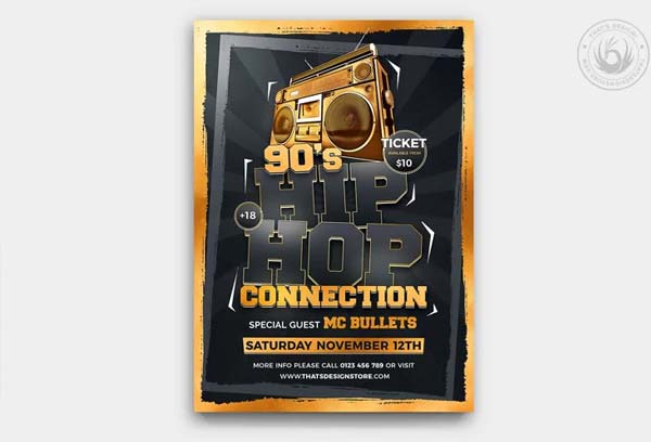 HipHop Connection Flyer Design