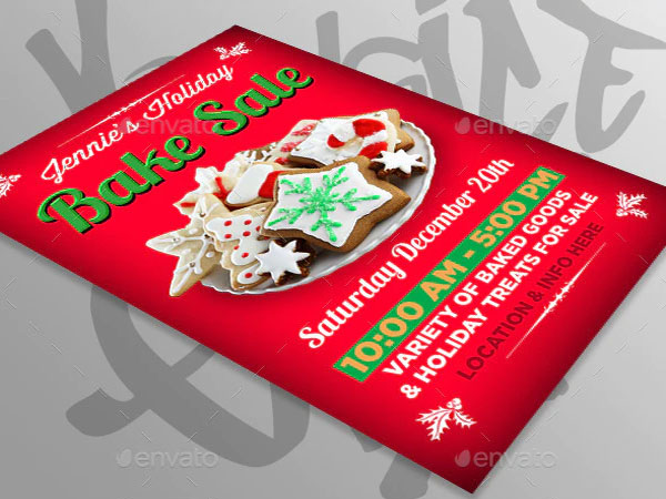 Holiday Bake Sale Flyer