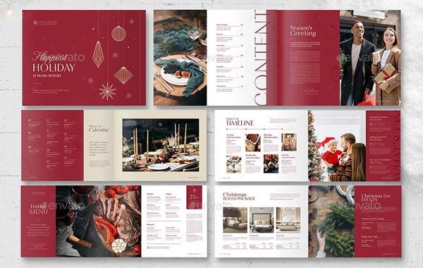 Holiday Brochure Design Templates
