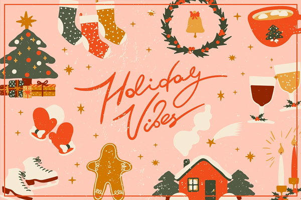Holiday Christmas Vibes Template