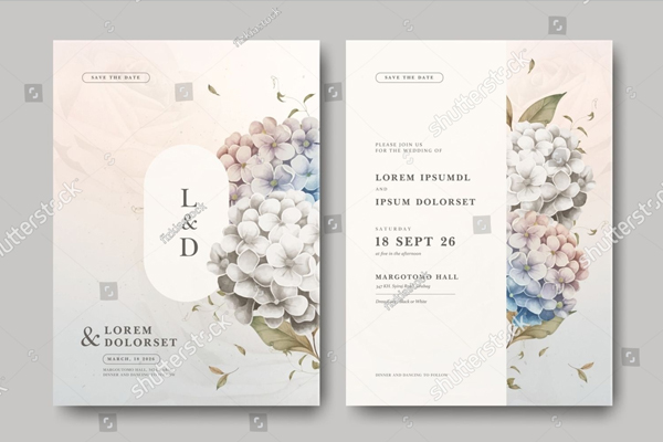 Holiday Invitation PSD Template