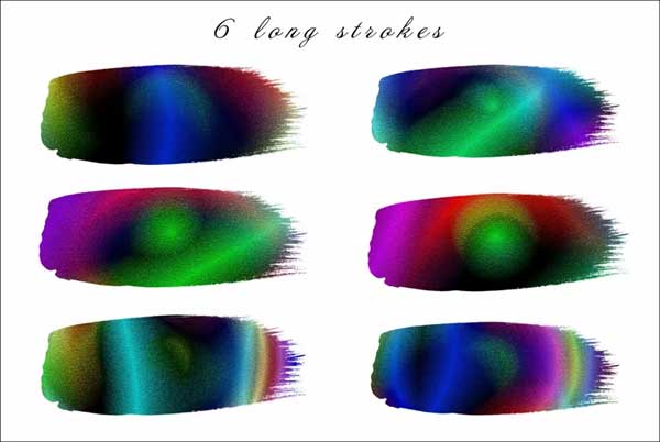 Hologram Brush Photoshop Action Templates